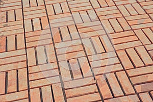 Brickwork pattern making for footpath