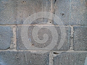 Brickwork texture. Grey wall