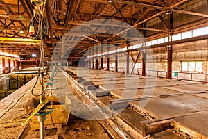 Brickworks. Production workshop inside