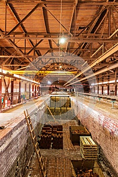 Brickworks. Production workshop inside