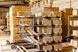 Brickworks. Production workshop inside.