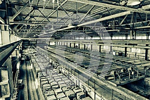 Brickworks. Production workshop inside.