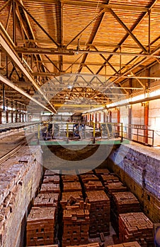 Brickworks. Production workshop inside