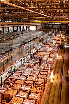 Brickworks. Production workshop inside.