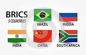 BRICS . association of 5 countries brazil , russia , india , china , south africa