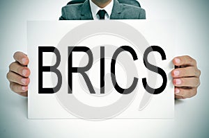 BRICS, for the five major emerging national economies Brazil, Ru photo