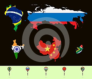 Brics map