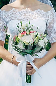 Bridal bouquet,  beautiful flowers, bouquet