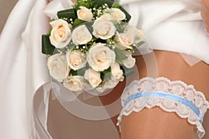 bridal bouquet(focus on the fl