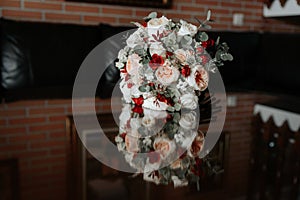 Bridal bouquet. Relfections