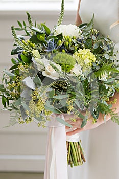 Bridal Bouquet at Winter Wedding in Oregon