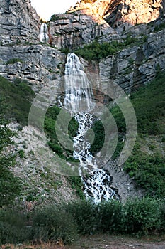 Bridal falls close up