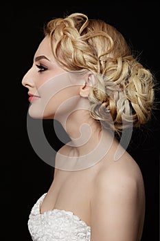 Bridal hairdo