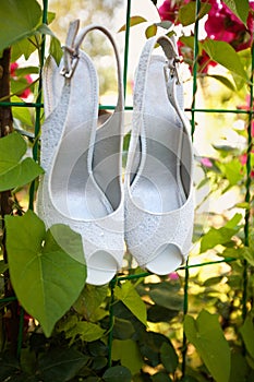 Bridal shoes photo