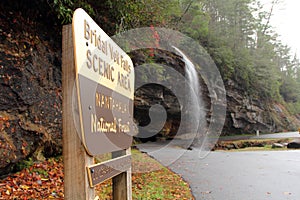 Bridal Veil Falls Sign
