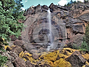 Bridal Veil Falls in Telluride, Colorado