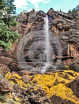 Bridal Veil Falls in Telluride, Colorado