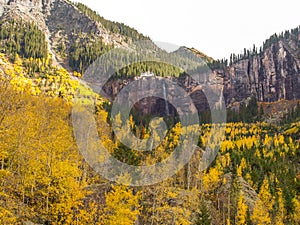 Bridal Veil Falls in Telluride, Colorado