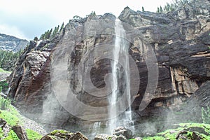Bridal Veil Falls in Telluride Colorado