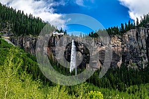 Bridal Veil Falls in Telluride, Colorado