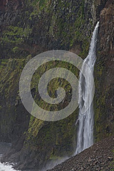 Bridal Veil Falls vÃ©u da noiva waterfalls in Madeira, Portugal