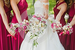 Bridal wedding flowers photo