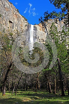 Bridalveil fall in Yosemite National Park photo