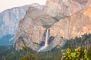 Bridalveil Falls Yosemite National Park waterfall Tunnel View