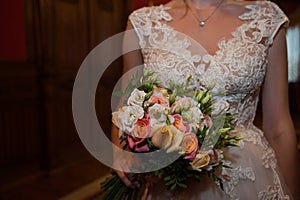 Bride with a bouquet