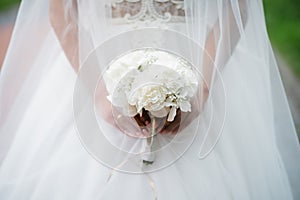 bride bouquet wedding ceremony groom