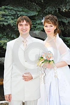 Bride and bridegroom