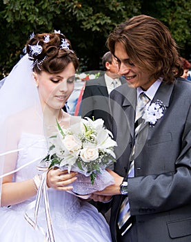 Bride with bridegroom