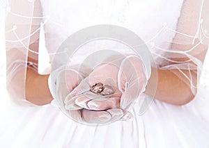 Bride and finger ring