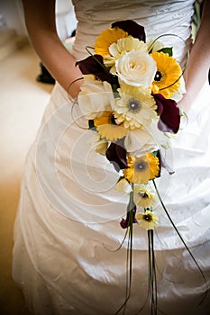 Bride with Flowers