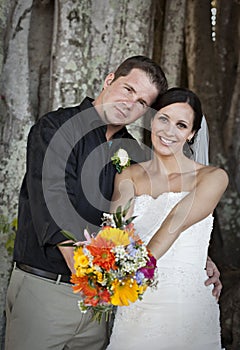 Bride and groom