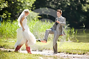 Bride and groom