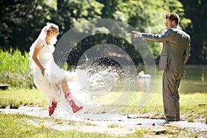 Bride and groom