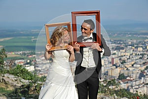 Bride and groom