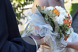 Bride and groom photo