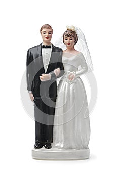 Bride and groom  cake topper