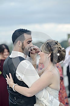 Bride and Groom dance