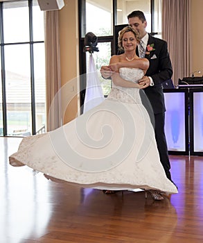 Bride and Groom dance