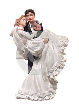 Bride and groom figurines