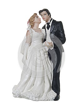 Bride and groom figurines