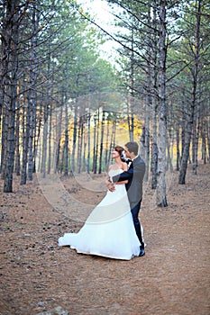 Bride and groom ready for the wedding