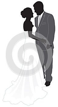 Bride & Groom Silhouette