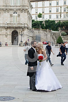 Bride and groom