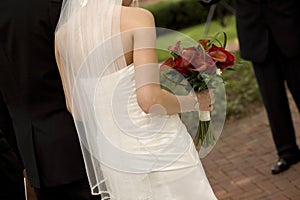 Bride and Groom at Wedding Ceremony