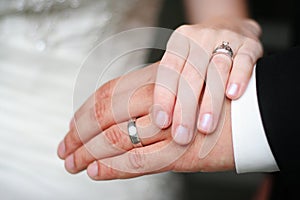 Bride and Groom Wedding Rings