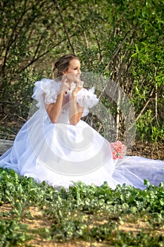 Bride Looks to the Future